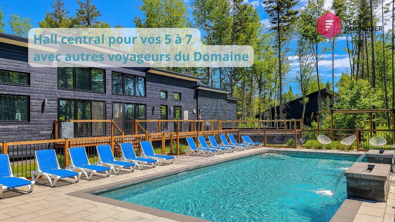 Le Bleu Bourgeois De Portneuf - Natural Elegance - Hot Tub, Sauna And Pool Pont-Rouge Exterior photo